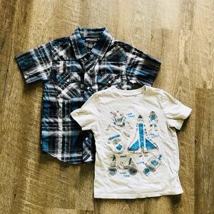 Boys shirts Size 4 and 5T